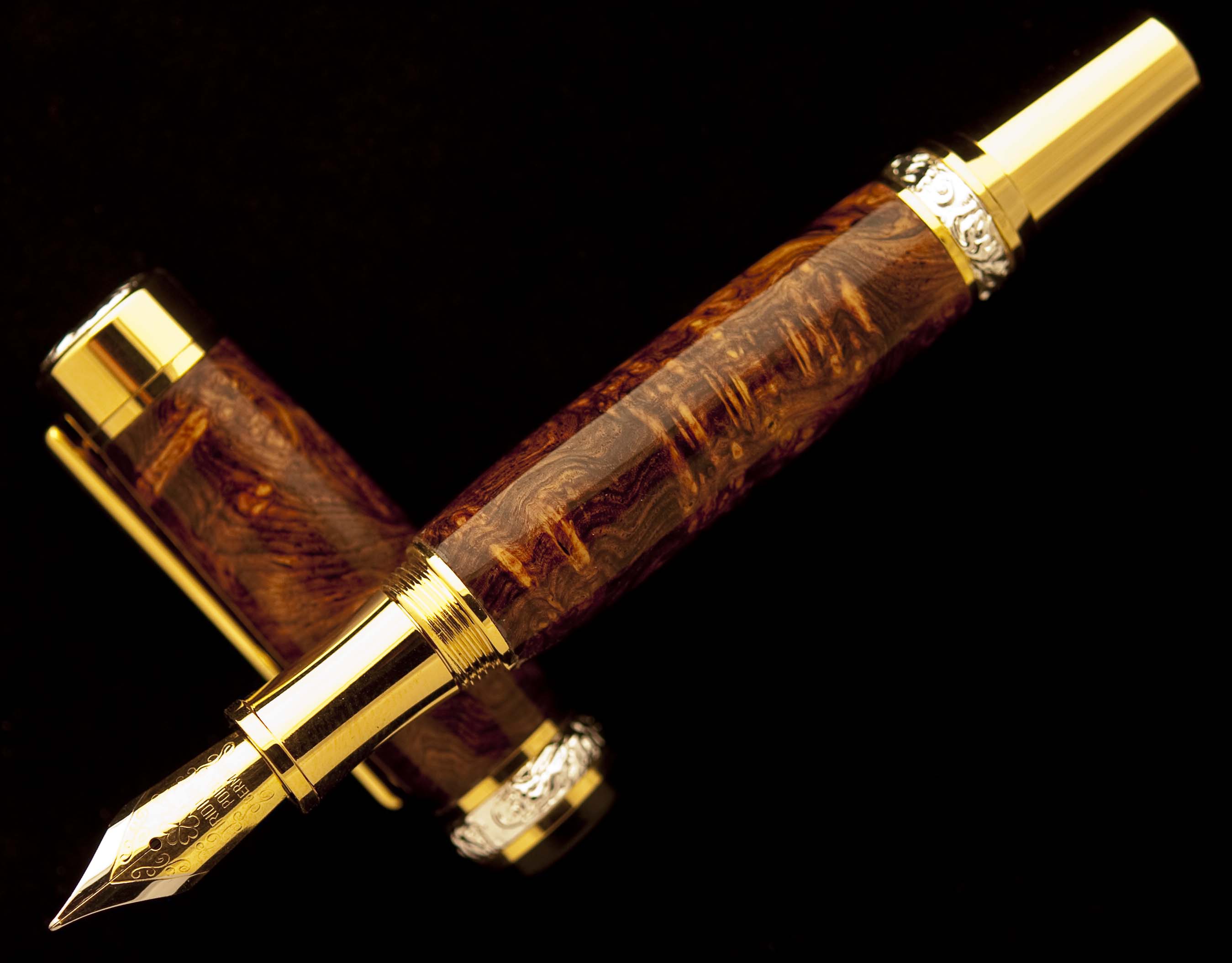 Honduran Rosewood Burl on Cambridge