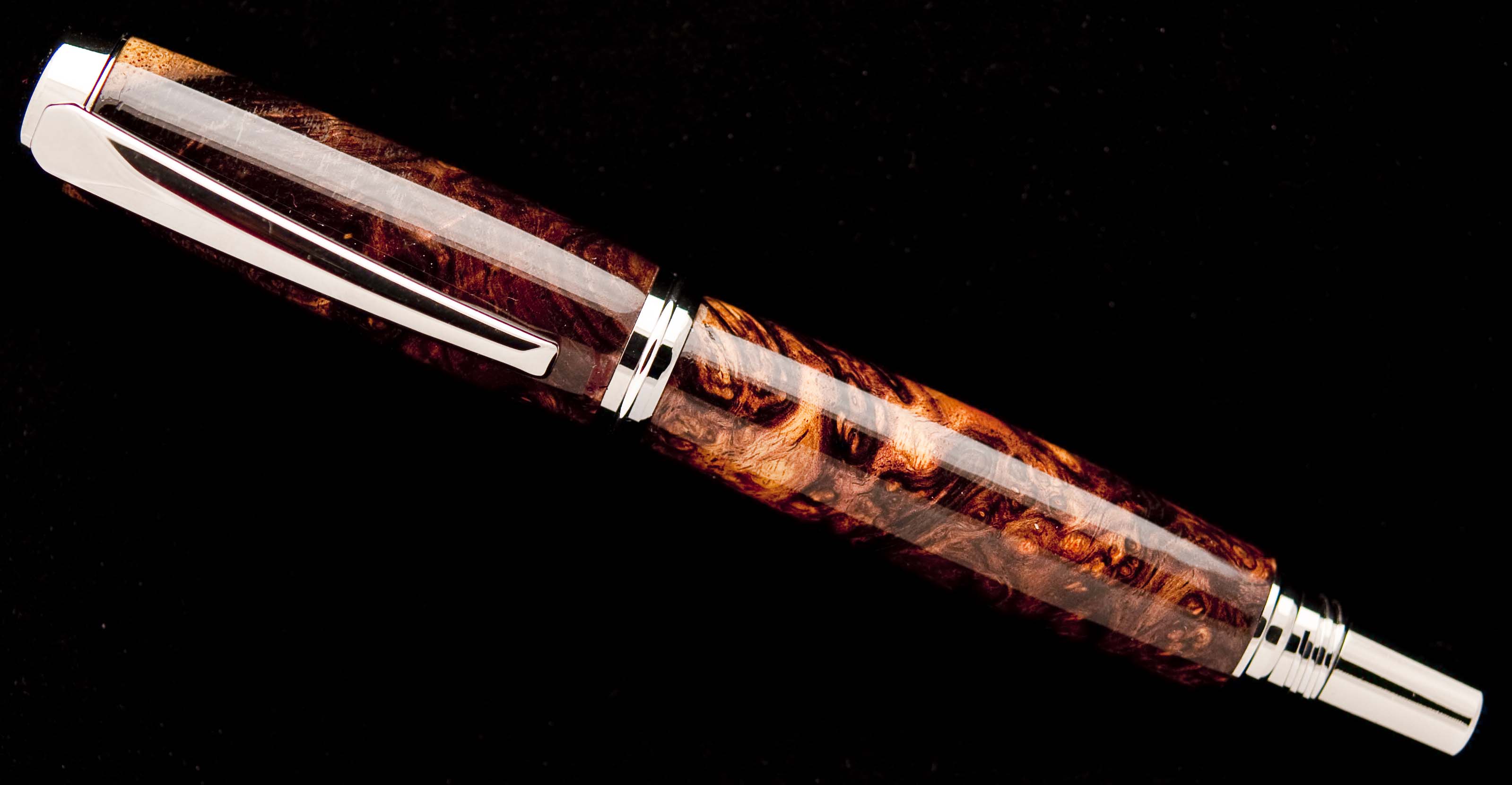 Honduran Rosewood Burl on Jr. Gentleman