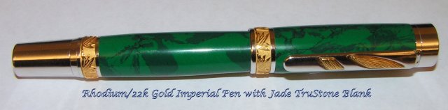 Imperial Jade Tru-Stone blank and Imperial Pen