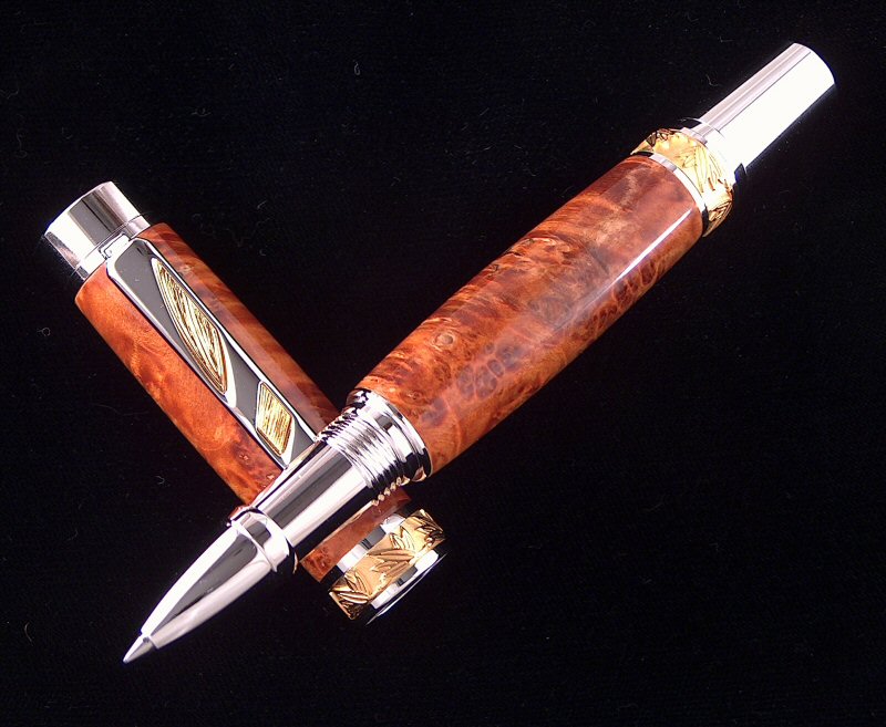 Imperial with Gold Box Elder Burl