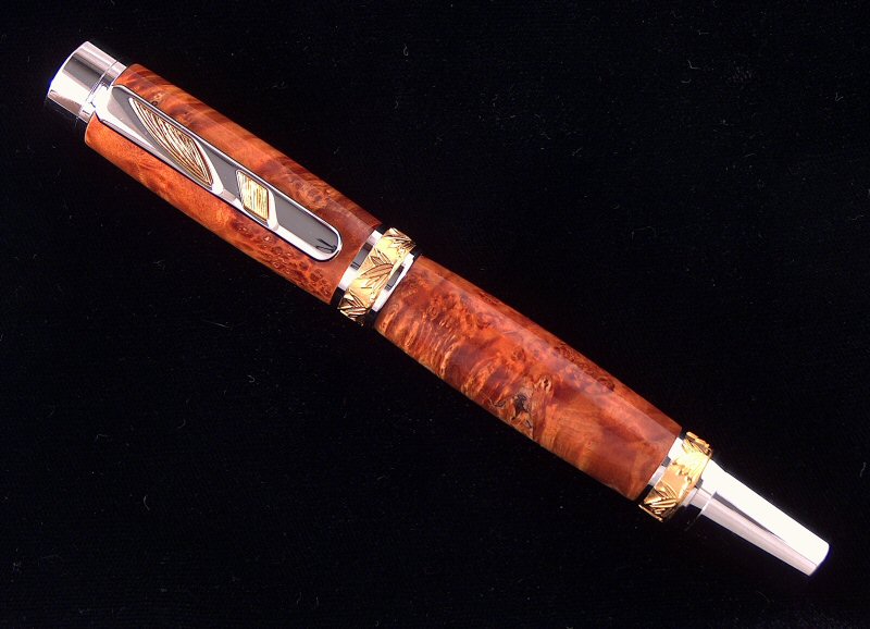 Imperial with Gold Box Elder Burl