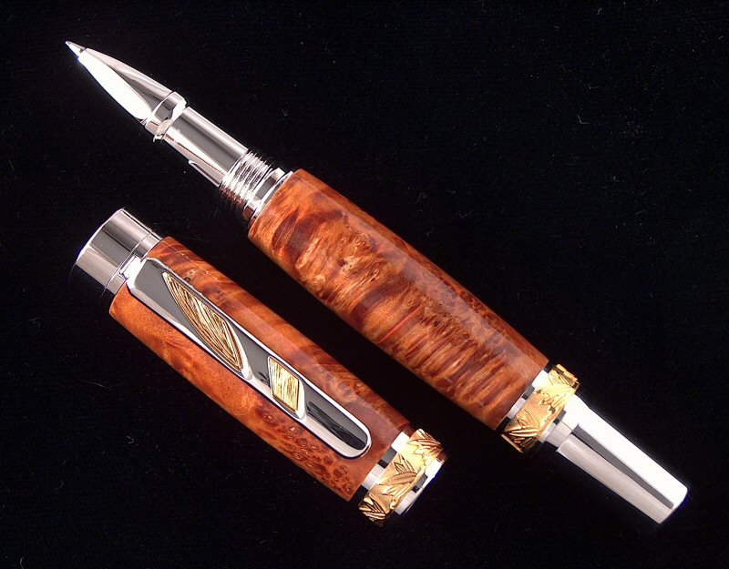 Imperial with Gold Box Elder Burl