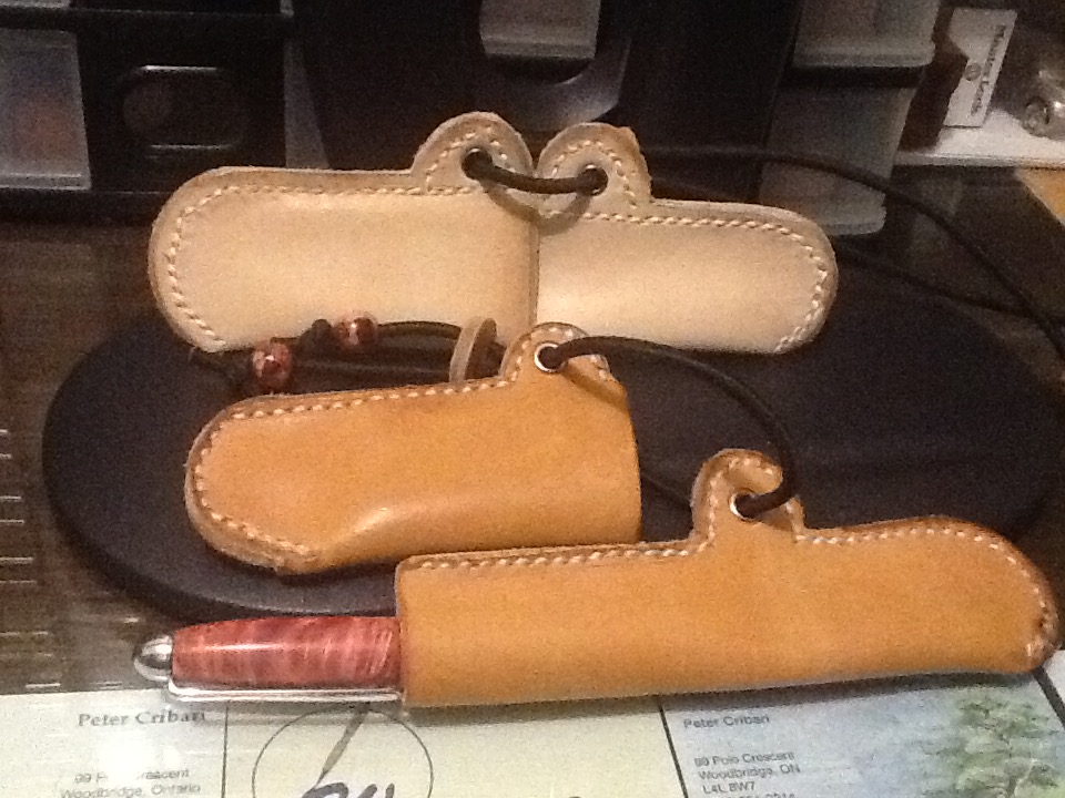 Japanese leather pen case