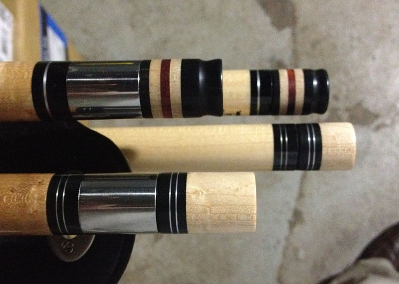 Joint protectors for some pool cues