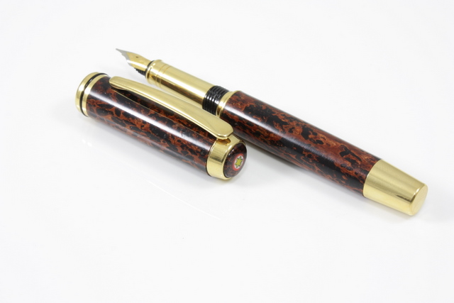 Jr Gent FP with Red Ironbark and custom finial