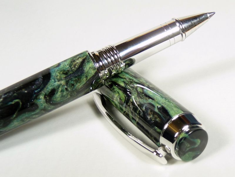 Jr Gent II RB Rhodium Brooks803 blank - Pen 116