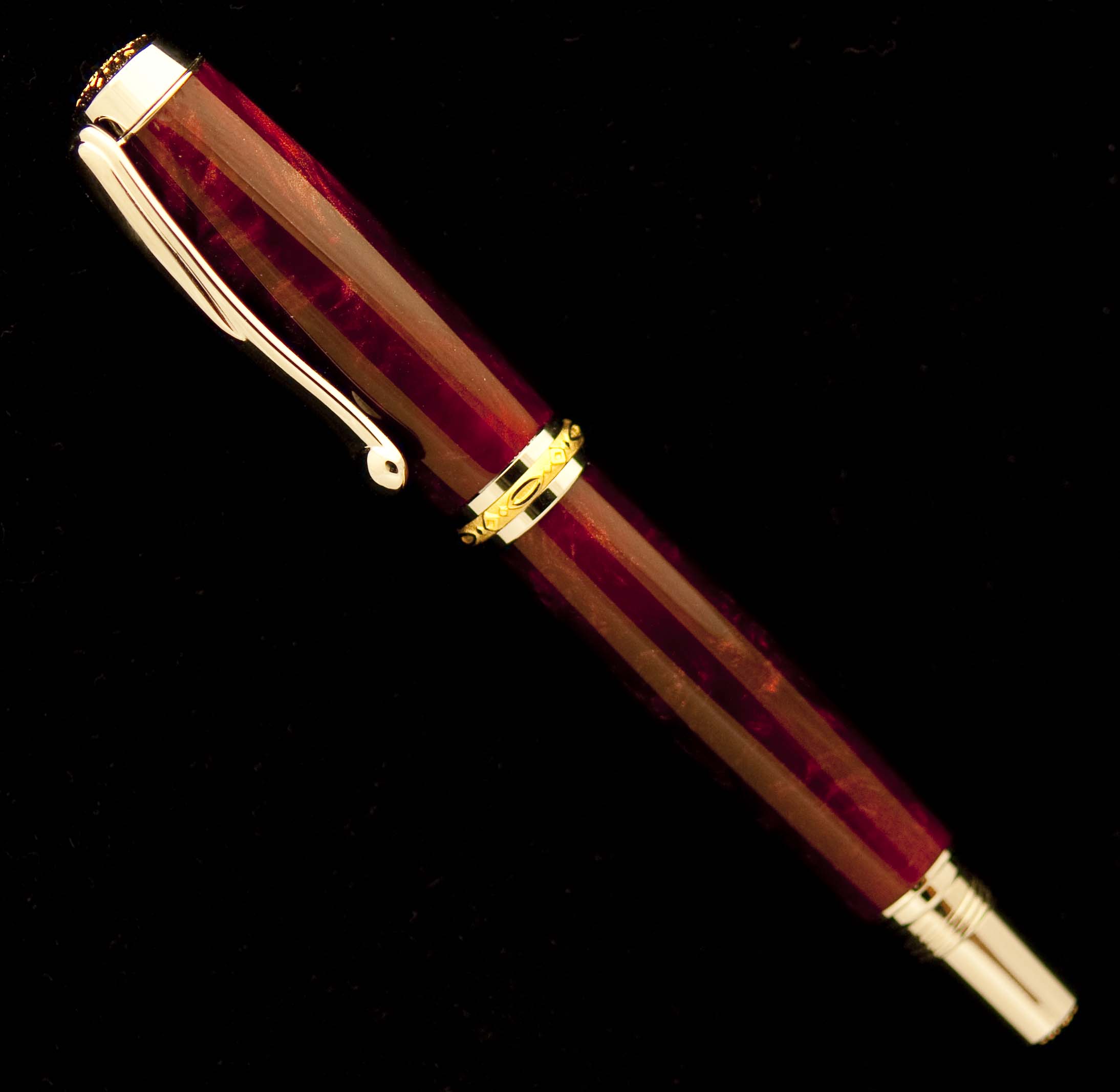 Jr Statesman in Golden Ruby Polyresin