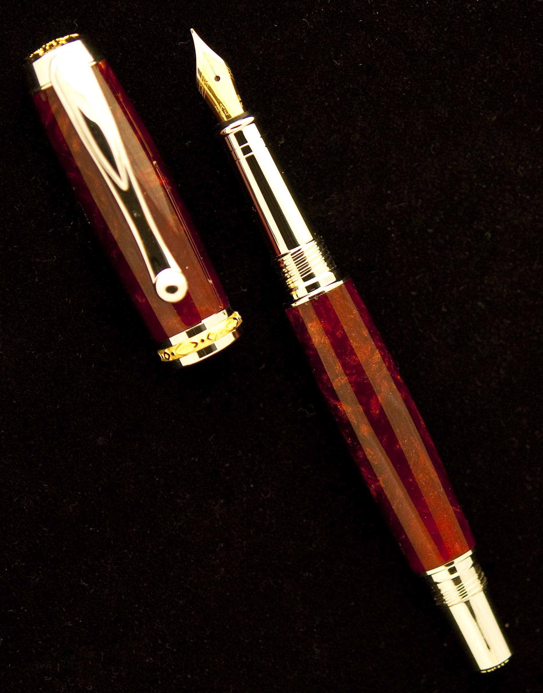 Jr Statesman in Golden Ruby Polyresin