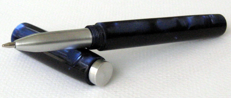 Kitless Lucite with clip and Aluminum nib and finial