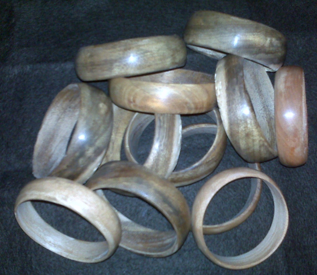 koa bangles hand made