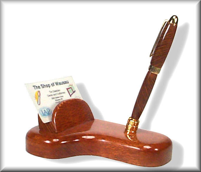 Lacewood Pen and Stand