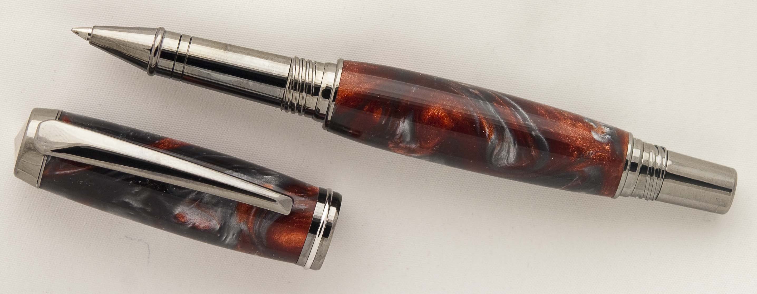 Lava Lamp Copper and Silver Jr. Gentleman