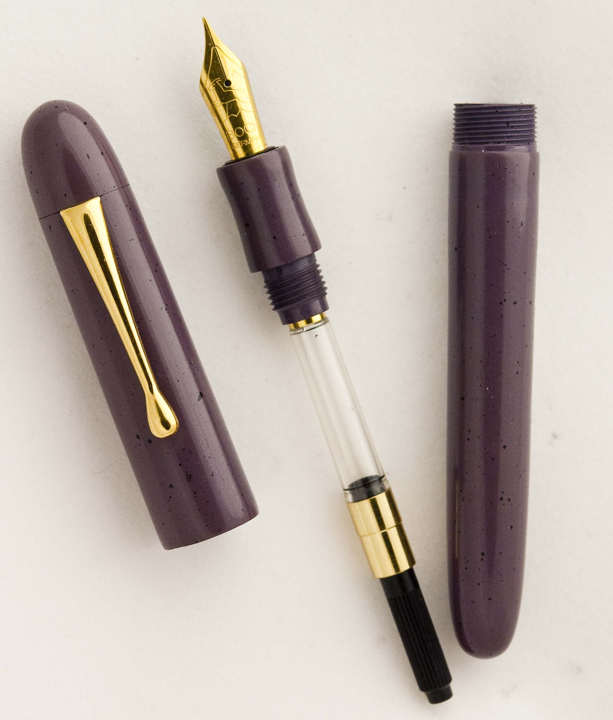 Lavender Ebonite with Inclusions