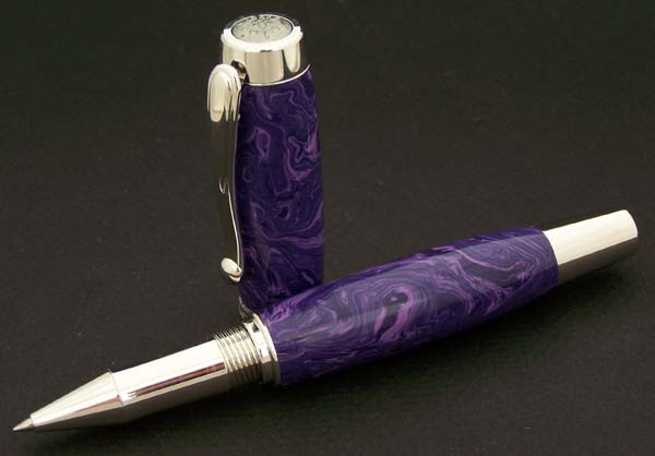 Lavender Tru-Stone Statesman Rollerball