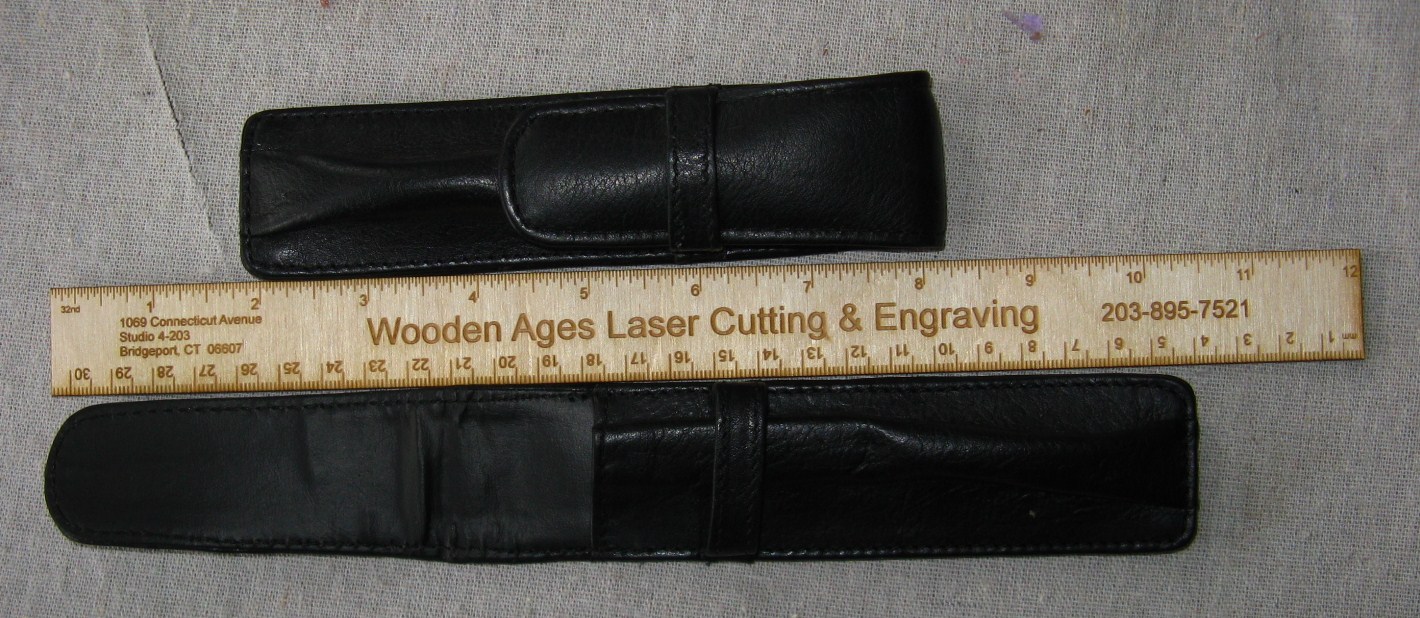 Leather pen cases