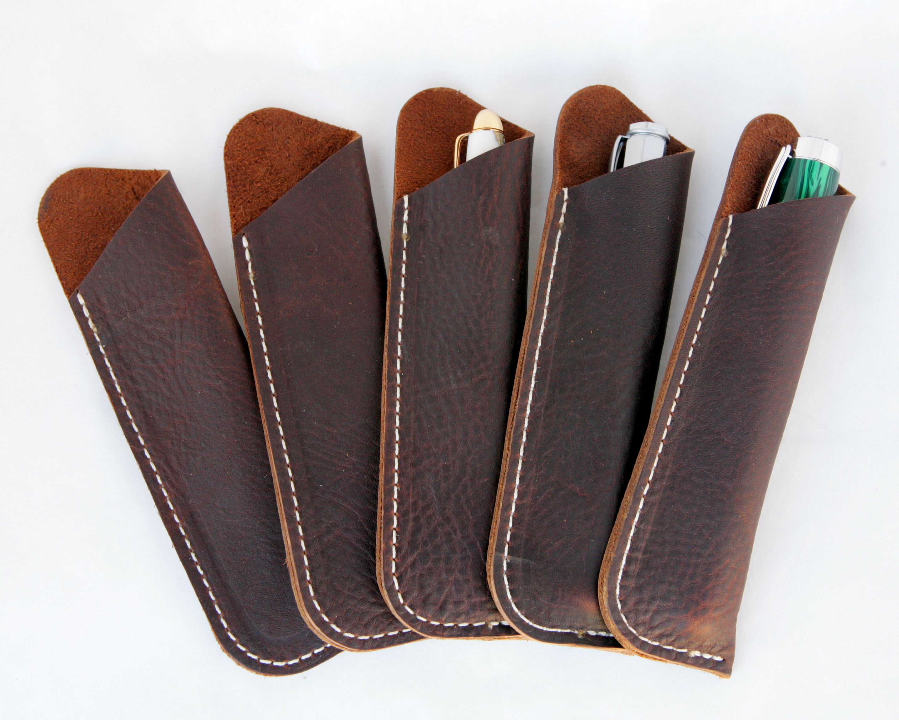 Leather Pen Sleeves