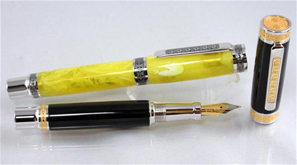 Lemon Chiffon and Black Bake lite