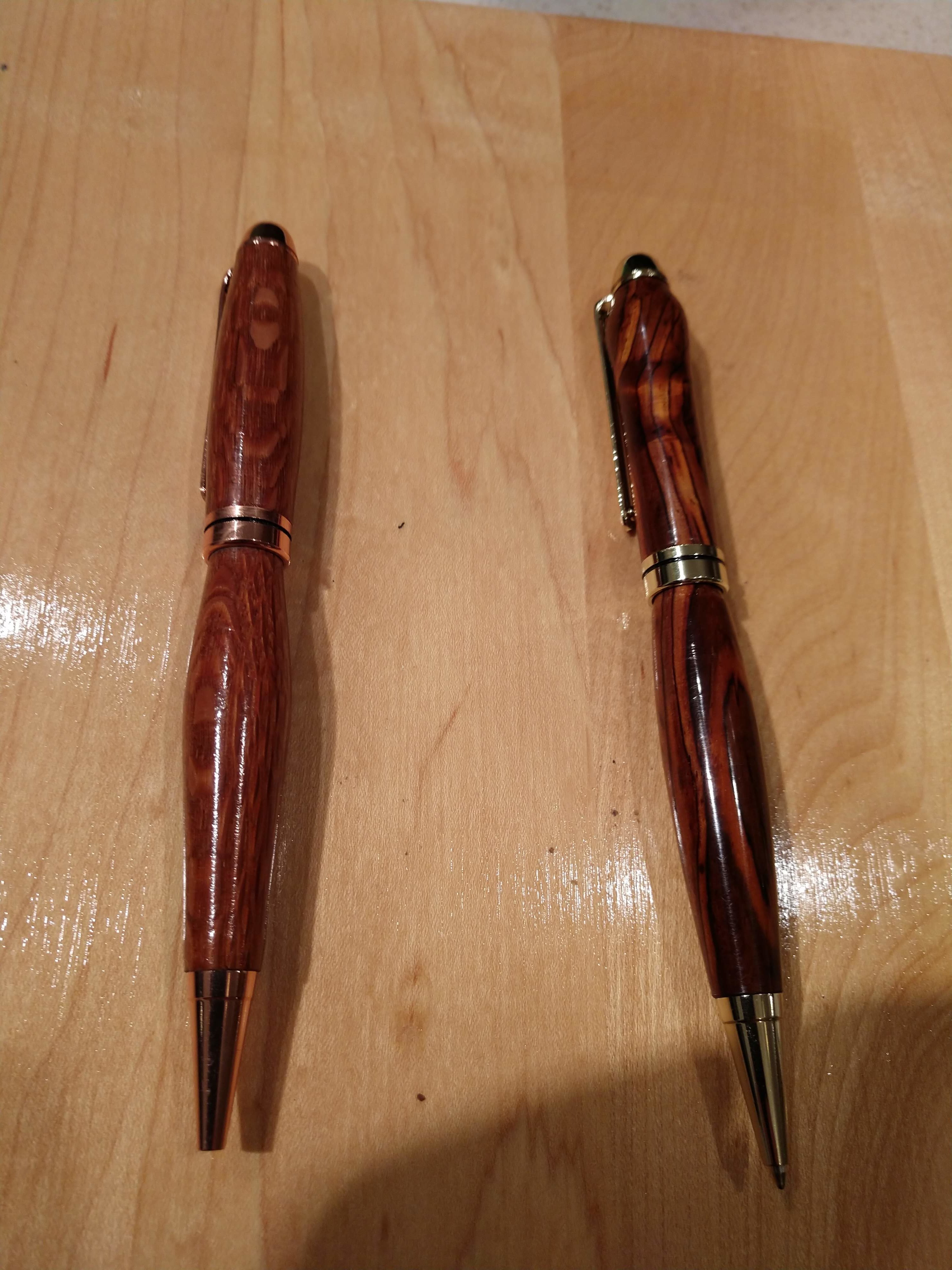 Leopard and cocobolo woods