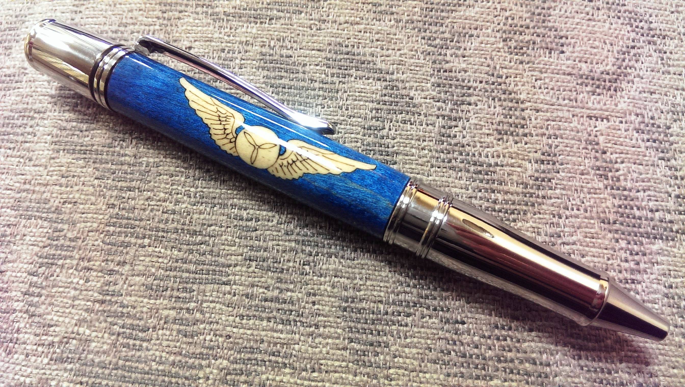 Liberty with Aviator inlay in blue.