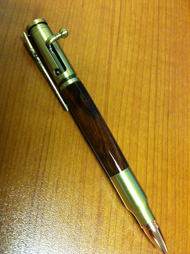 Lignum Vitae Bolt Action Bullet Pen