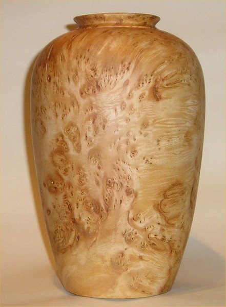 Lime burr vase