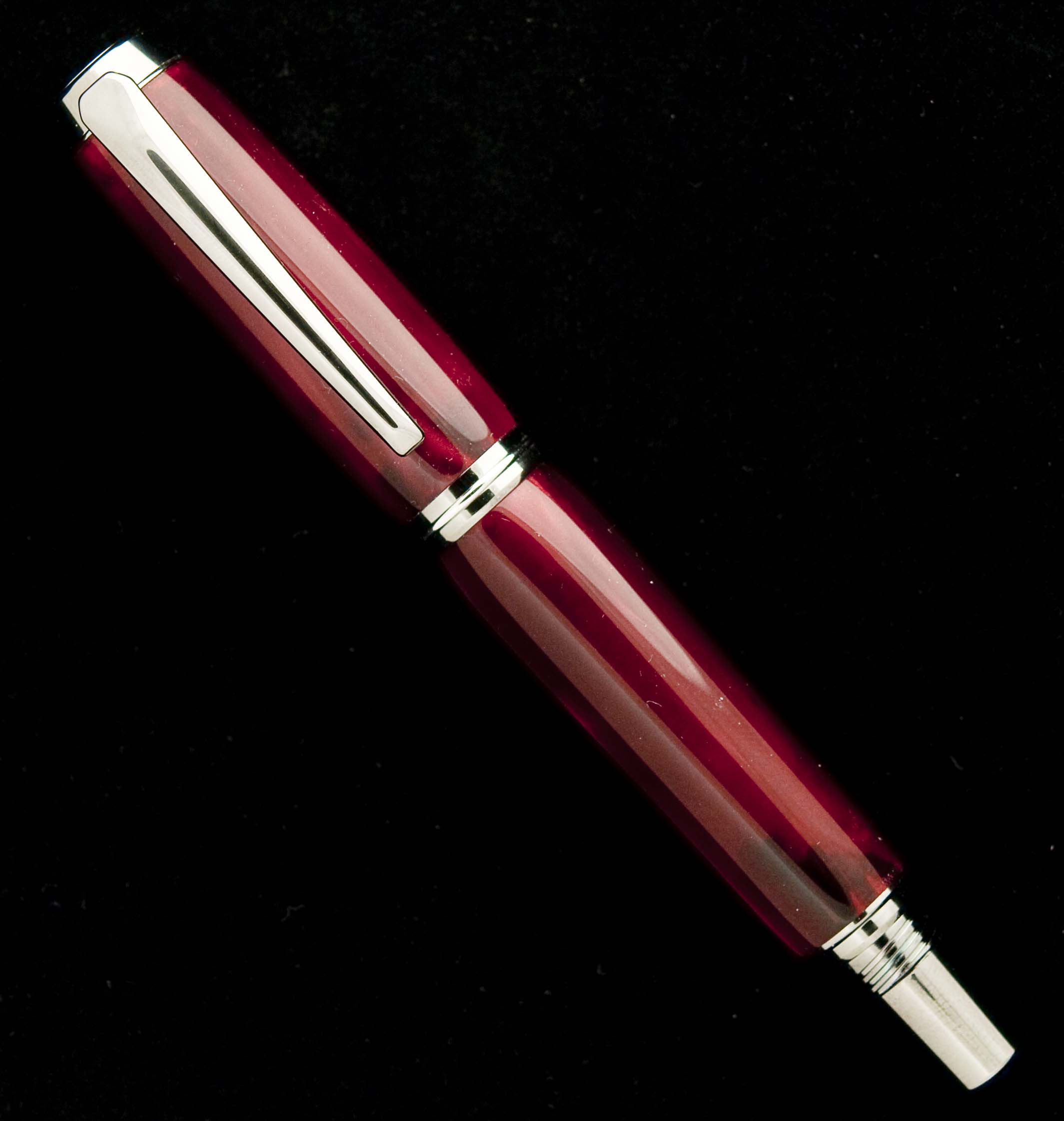 Madreperlato Red on Black Titanium Navigator