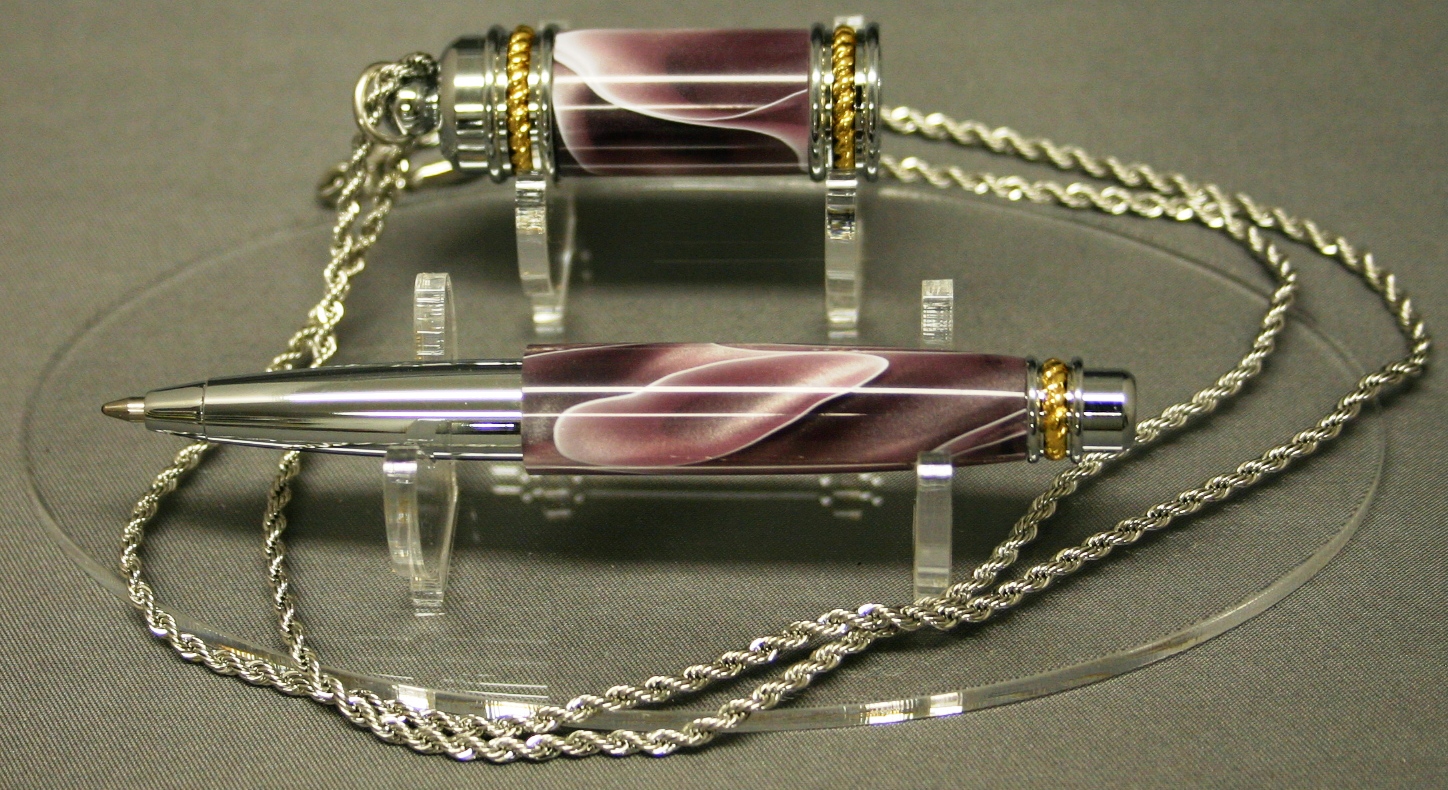 Magnetic necklace pen