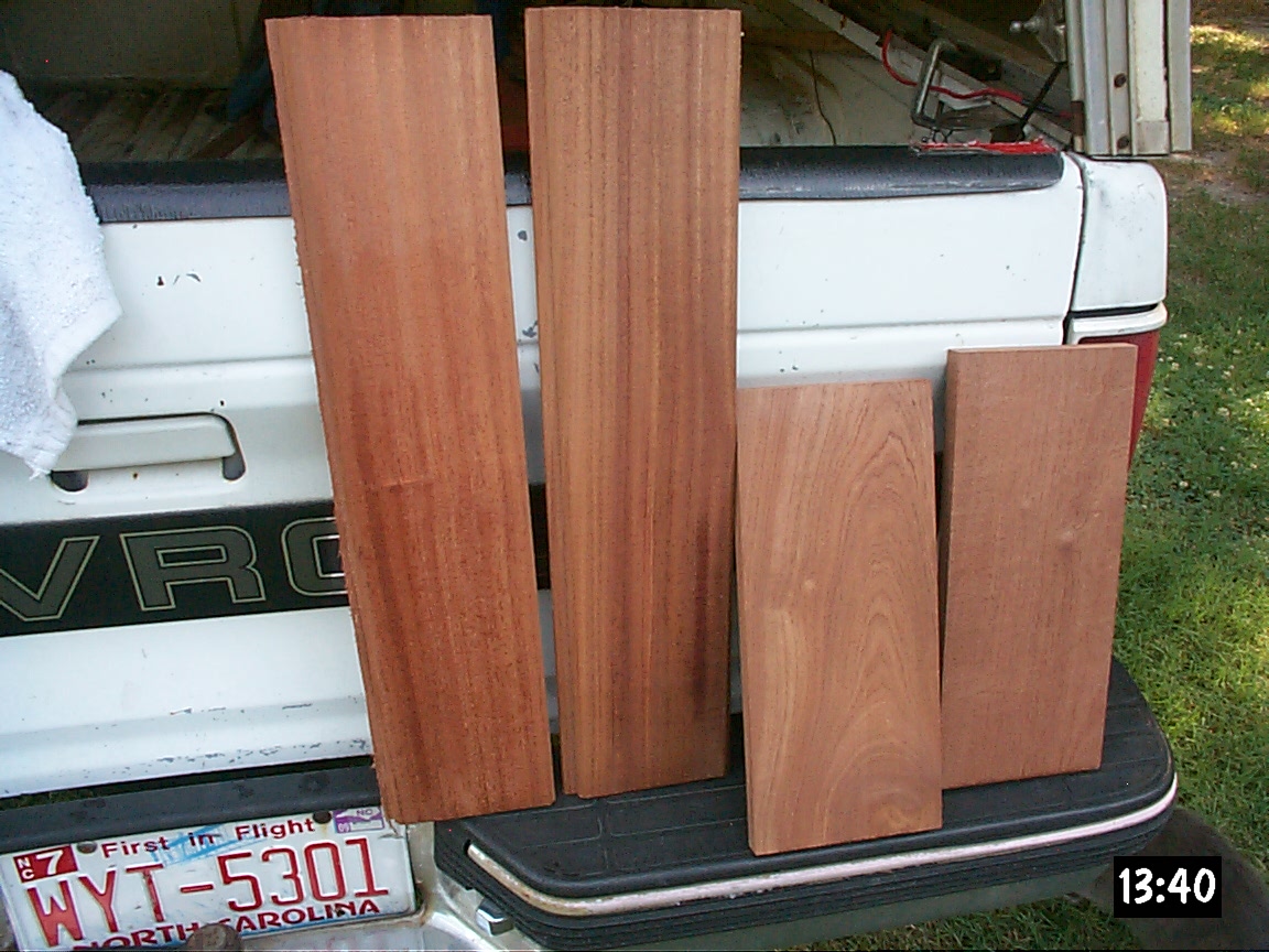 Mahogany and Sapele