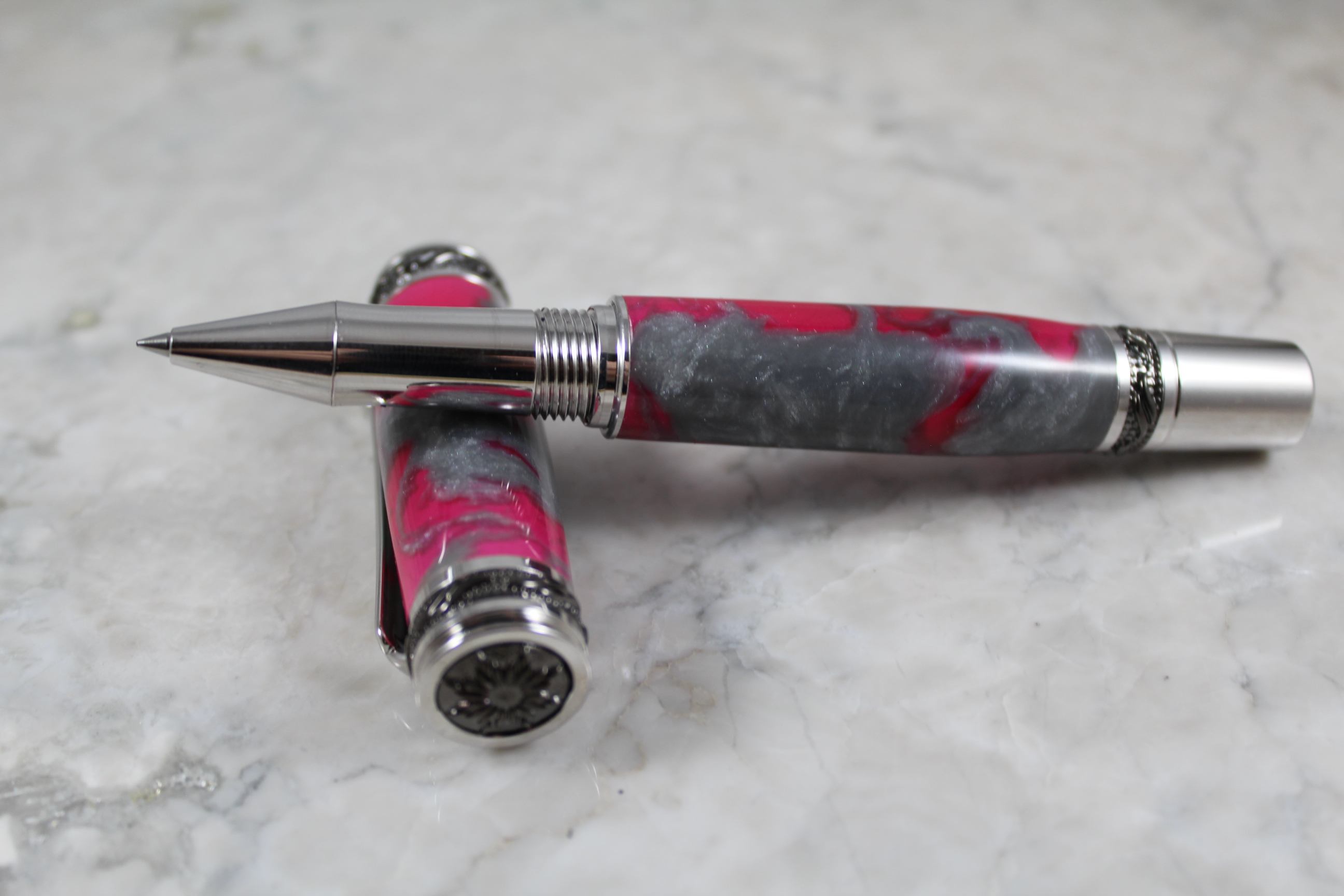 Majestic Rollerball - Grey and Fuchsia