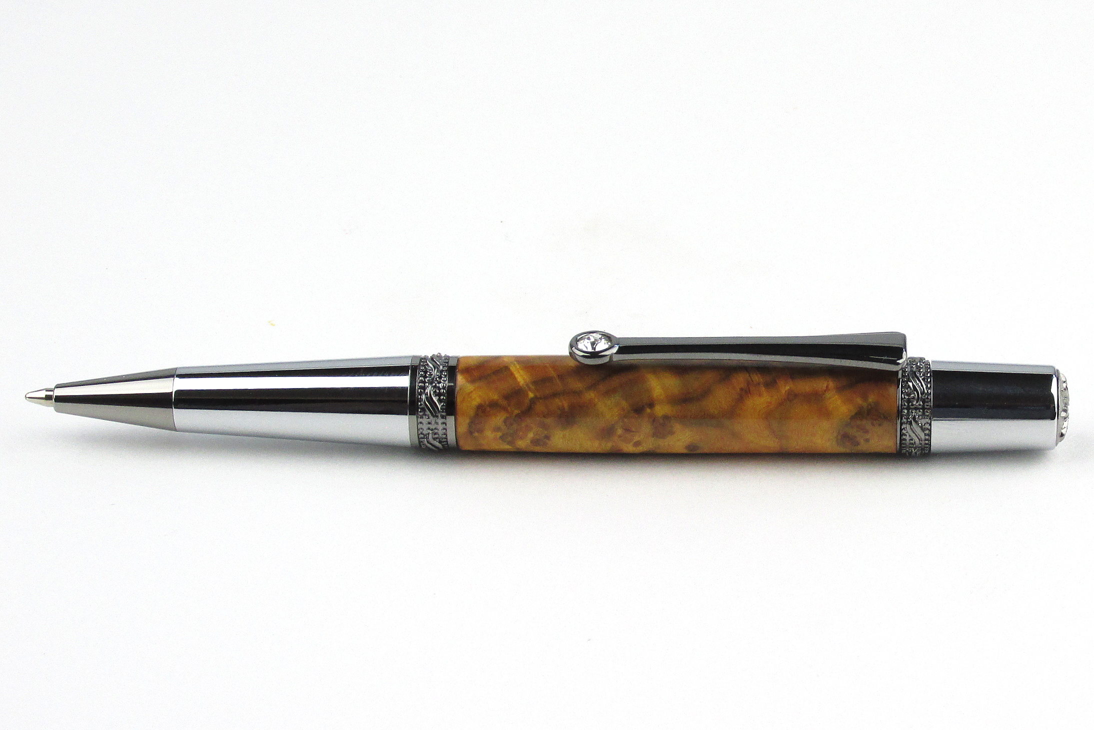 Major Black Ti - Chrome with Chittum Burl-1.jpg