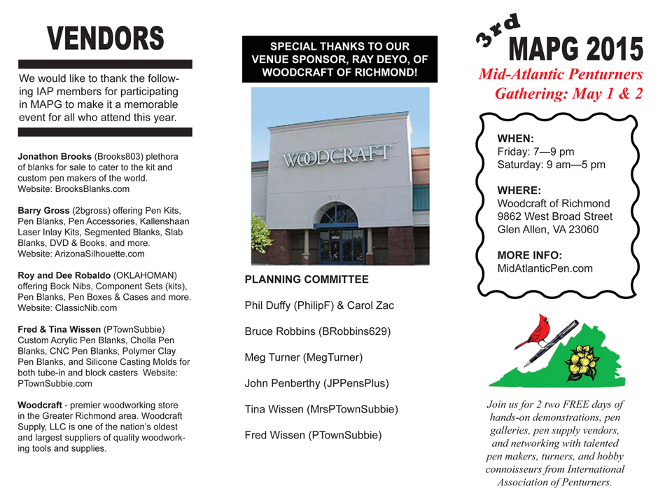 MAPG 2015 Brochure page 1