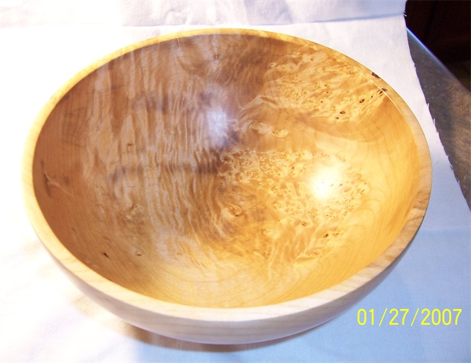 Maple Burl Bowl