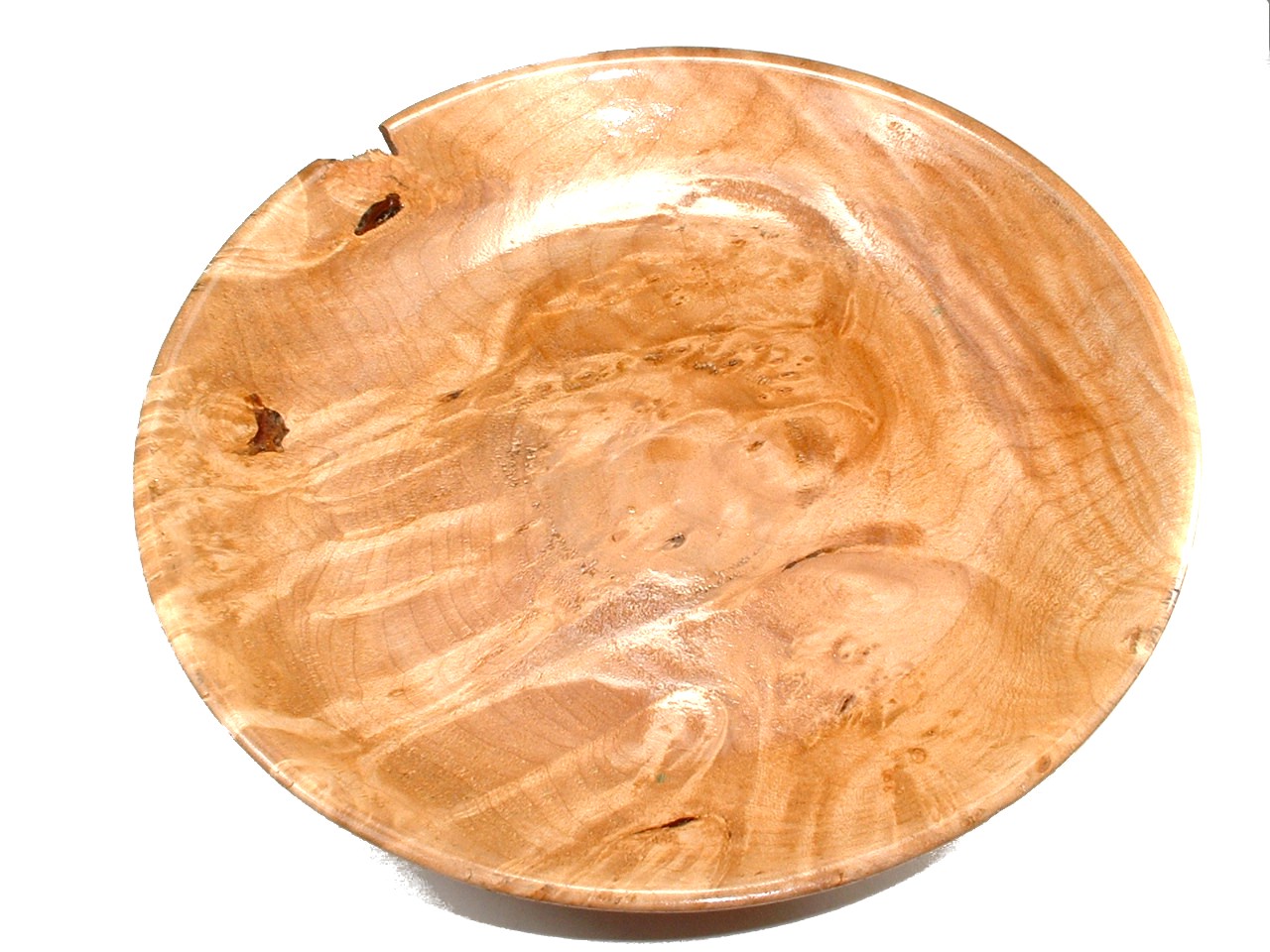 Maple Burl Plate