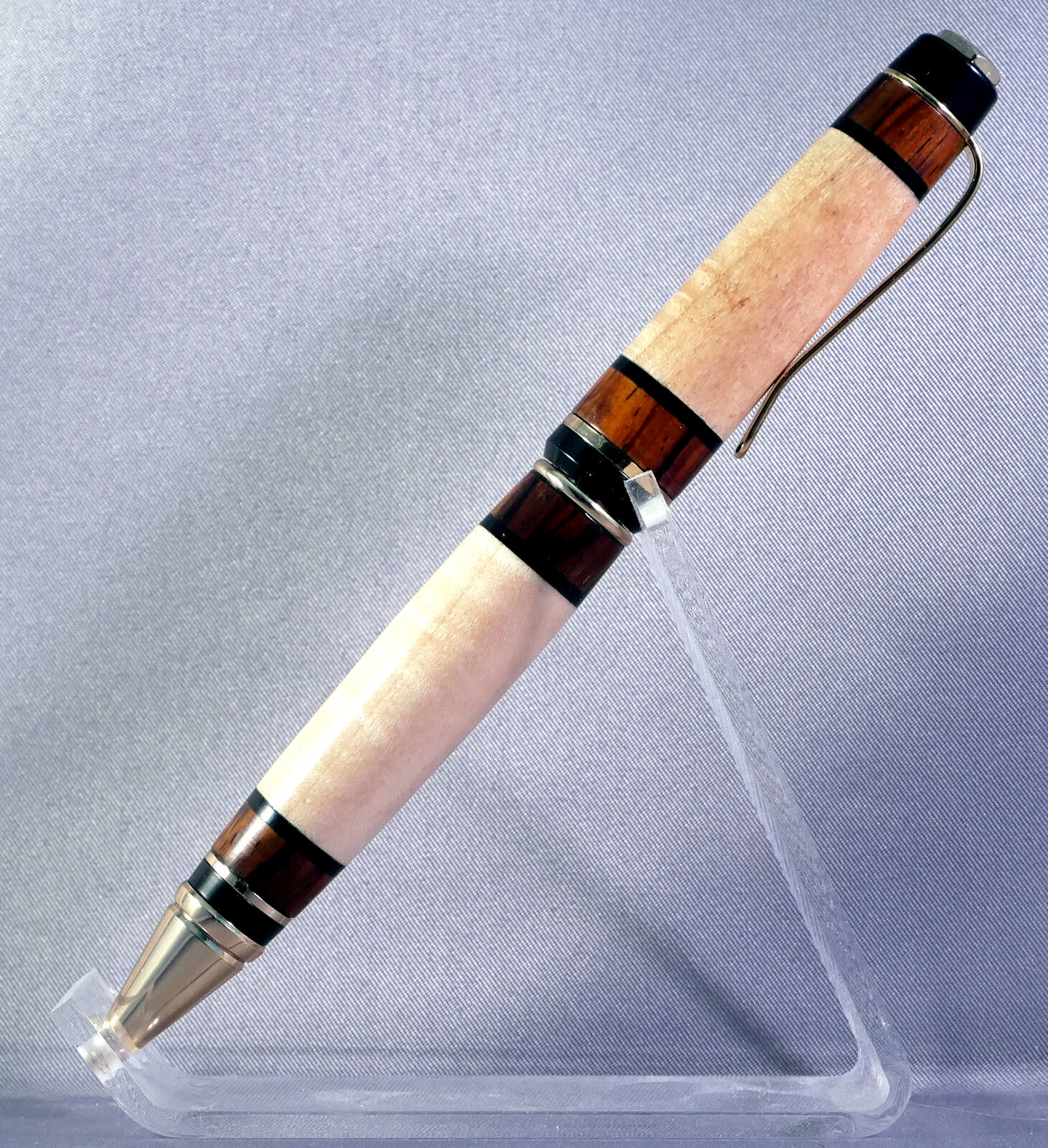 Maple with cocobolo caps 1.JPG