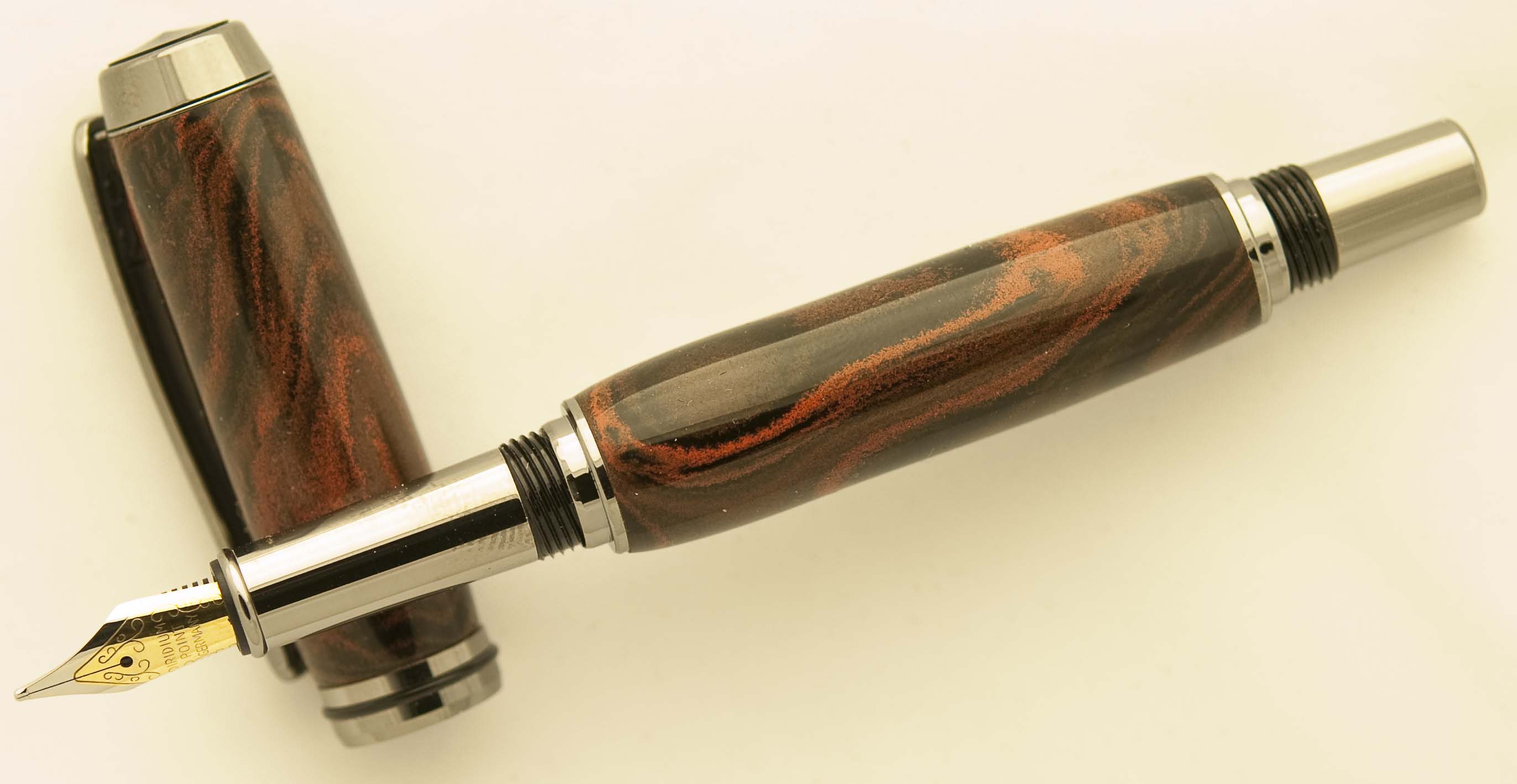 Marbled Red Ebonite Navigator