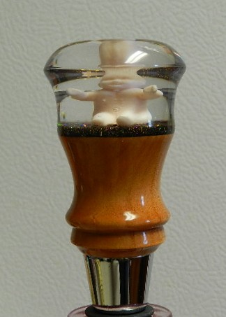 Mardi Gras bottle stopper