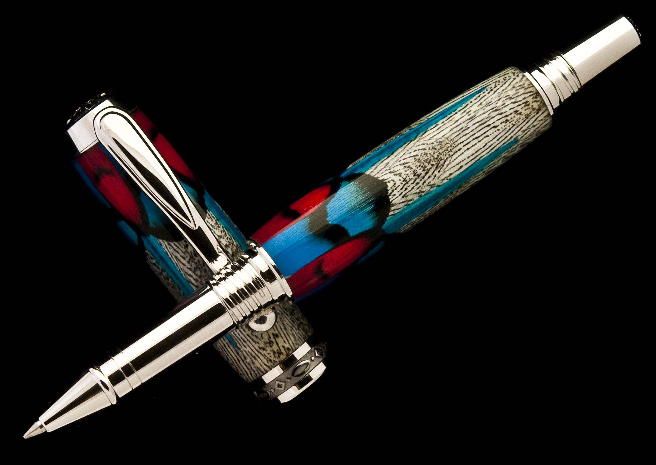 Marla's Red, White and Blue Feathers