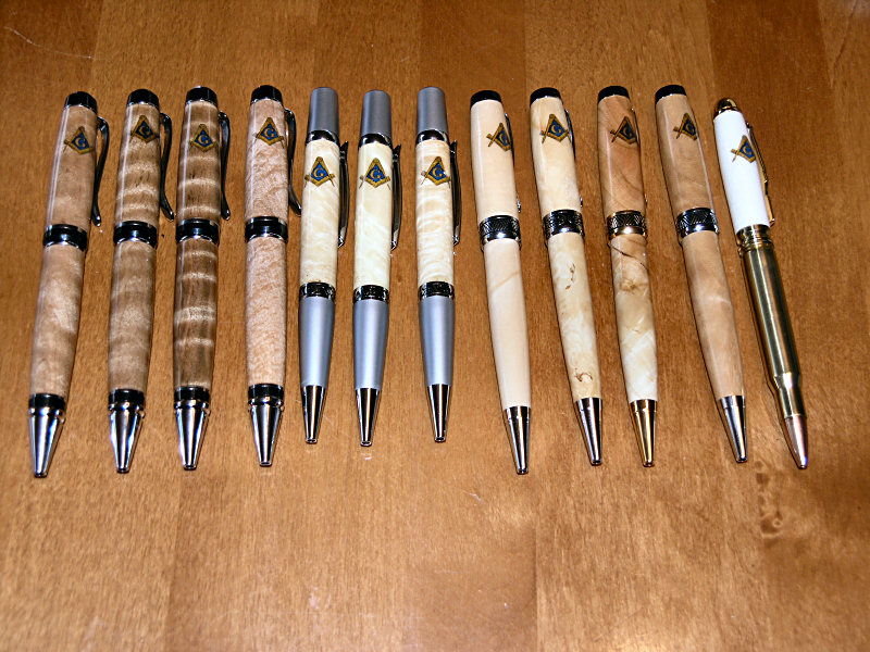 Masonic pens