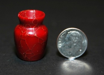 MINI Vase Red Gold Matrix Trustone