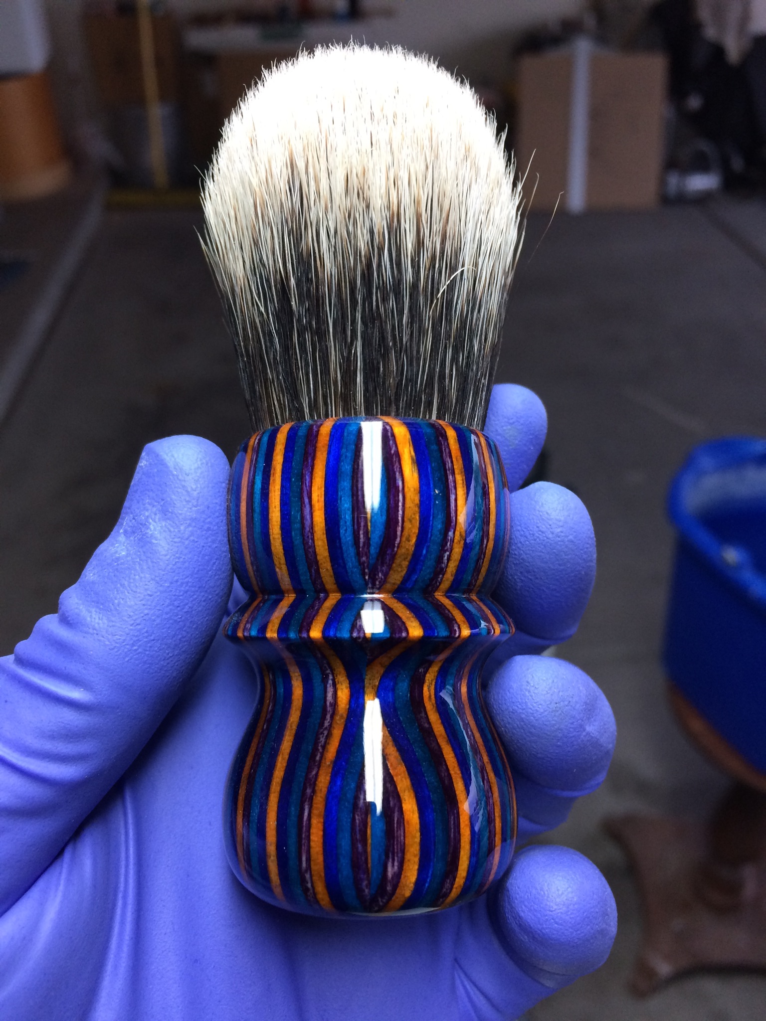 Modified spectraply brush