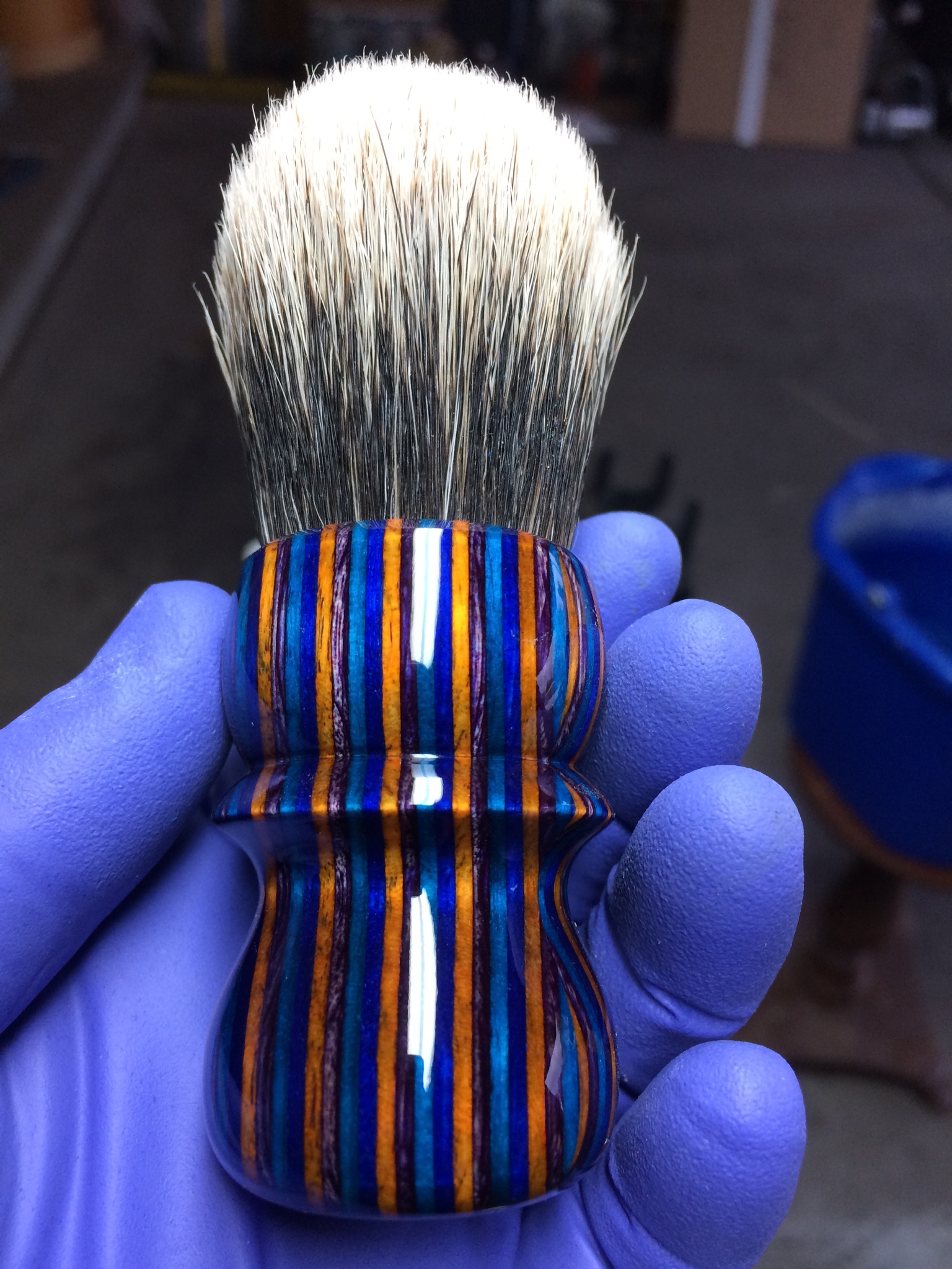 Modified spectraply brush