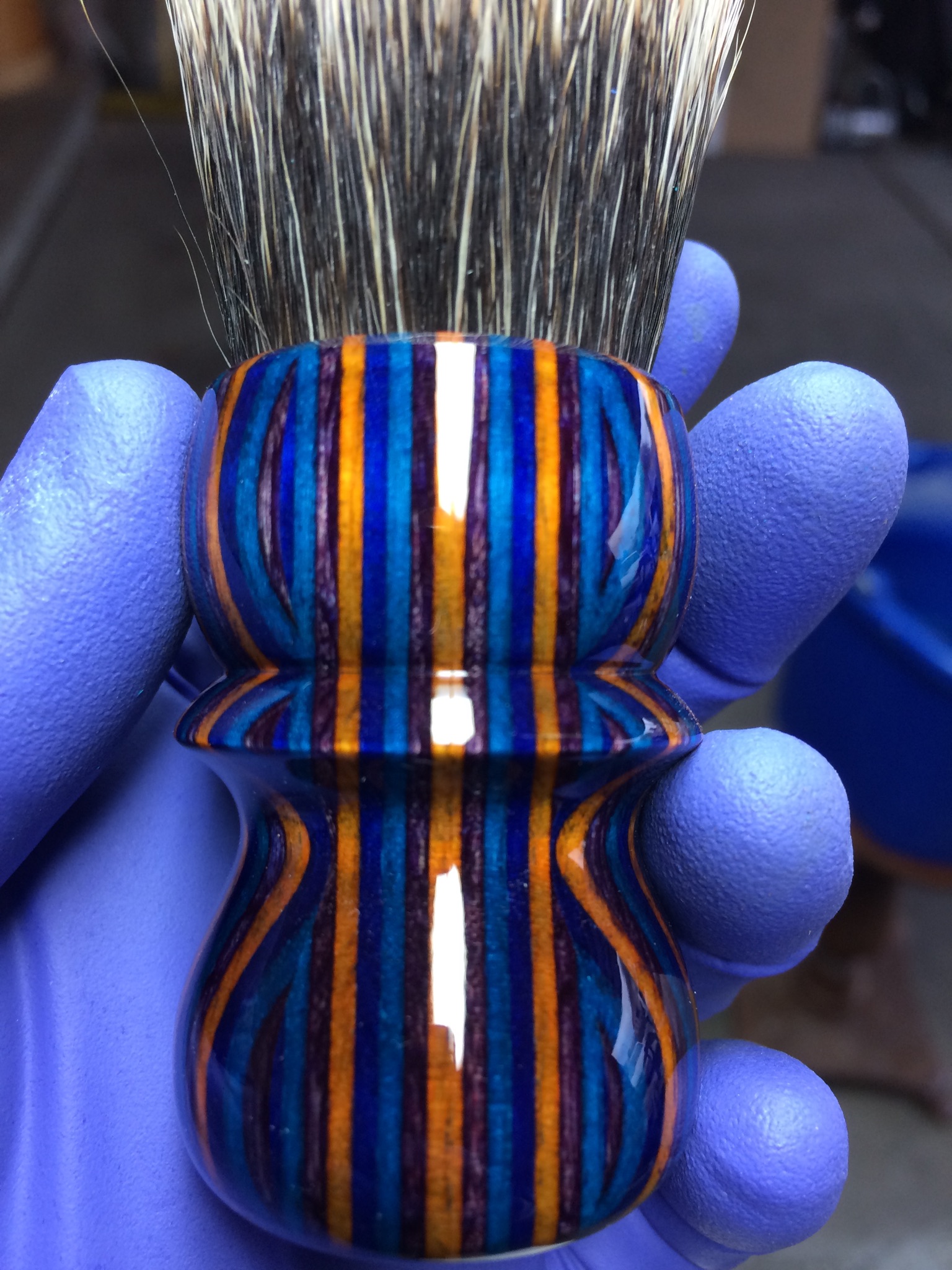 Modified spectraply brush