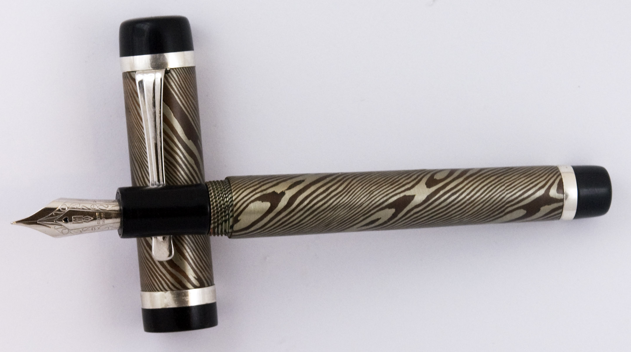 Mokume Gane, Ebonite and Argentium Silver