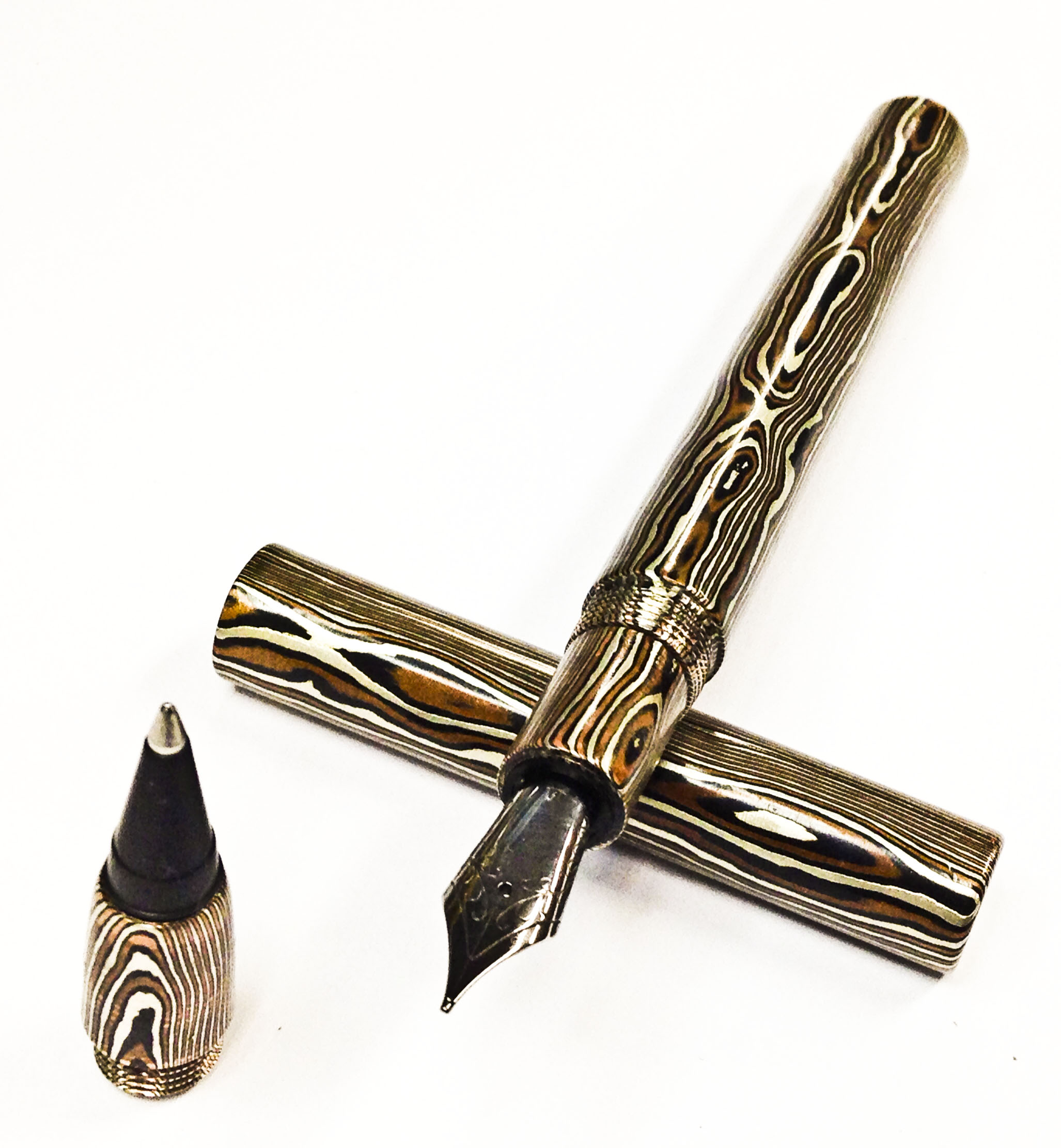 Mokume Gane Rod Pen