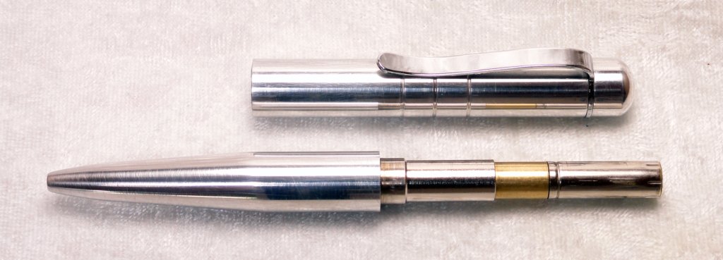My first attempt at a ( almost ) kitless pen