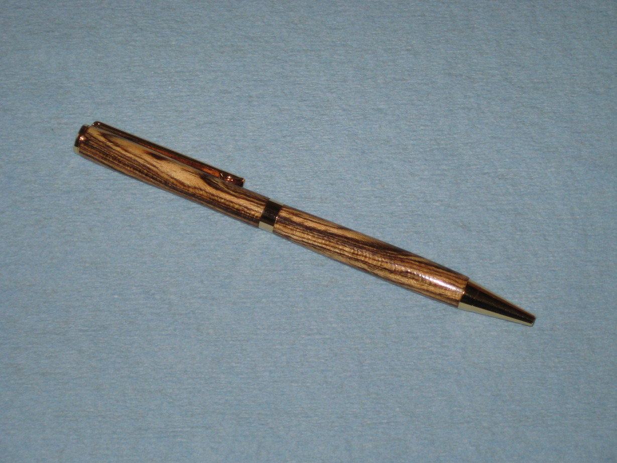 My first Bocote Slimline Pen - Tool Marks