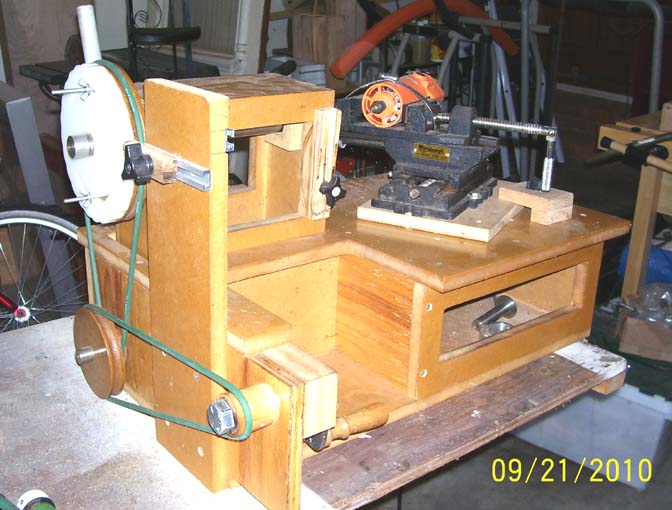 my home made Rose engine lathe