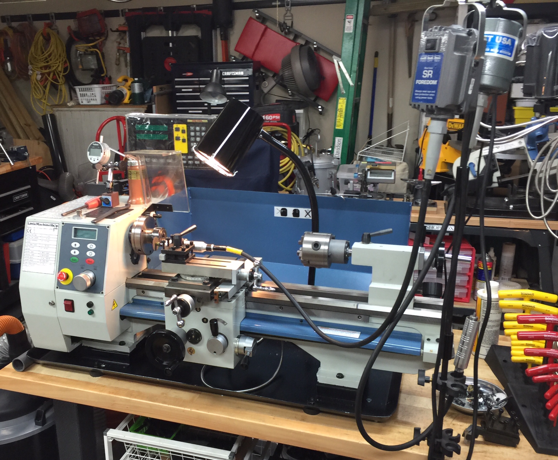 My Shop: LMS Lathe and DRO