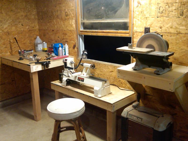 new lathe and shop setup