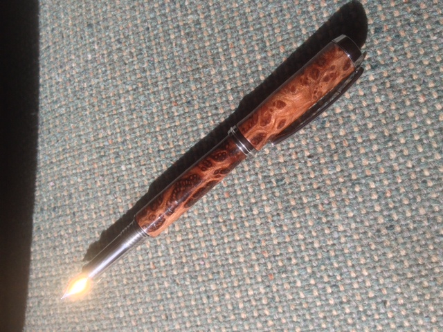 Old Growth Redwood Burl with Silver Inlay